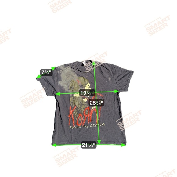 Korn 'Follow the Leader' Unisex T-Shirt Black Size Large, Distressed Nu Metal - Picture 4 of 6